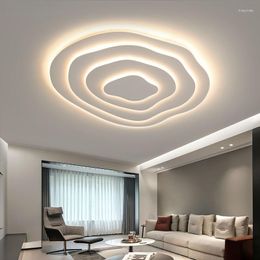 Ceiling Lights Modern Minimalist White Multilayer LED Light For Living Dining Room Bedroom Villa Kitchen Indoor Deco Luminaire