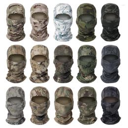 Bandanas Tactical Camouflage Balaclava Full Face Mask Wargame CP Military Hat Hunting Bicycle Cycling Army Bandana Neck Gaiter