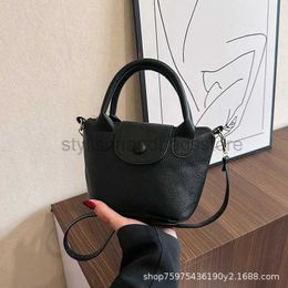 niche design fashionable and versatile portable women's contrasting casual bucket bagstylishhandbagsstore