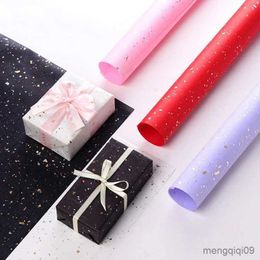 Gift Wrap Shiny Waterproof Flowers Wrapping Papers Christmas Gifts Wrapping Papers Crafts Valentine's Day Gifts Gold/Silver Packing Papers R230814