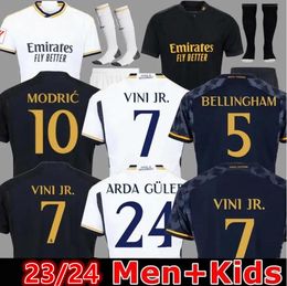 2023 2024 Soccer Jerseys 23 24 Football Shirt Real Madrids Camavinga Alaba Modric Vaerde Fourth Camiseta Men Uniforms Kids Jersey Kit