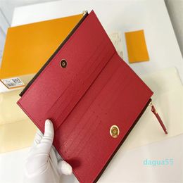 Fashion designer wallets purse mens womens clutch monograms zipper coin purses ladies slim card holder