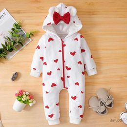 Clothing Sets Good Infant Jumpsuit Washable Infant Romper Cartoon Pattern Anti-fade Baby Winter Warm Romper Newborn Costume R230814