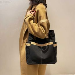 Messenger Bags Waterproof Bag Large Capacity Canvas Bag Female Messenger Korean Student Harajuku Japanese One-shoulder Large Bag Tote Bag L230814