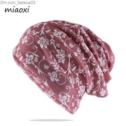 Wide Brim Hats Bucket Hats Women's Spring and Autumn Warm Dance Beans Skullies Suitable for Young Girls Hip Hop Hat Scarf Casual Soft Cotton Colourful Women's Hat Z23814