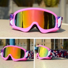 Ski Goggles Mountain Teenager Girl Snow Eyewear Outdoor Anti Fog Children Glasses Winter Boy Snowboard Kids Moto Sunglasses 230814