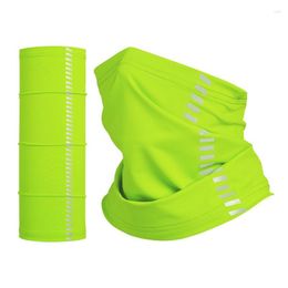 Bandanas Face Gaiter Coverings For Men Windproof Reflective Elastic UV Protection Cooling Breathable Cycling Running Hiking Camping