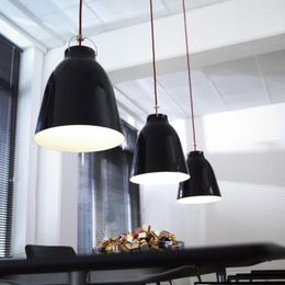 Pendant Lamps Cecilie Manz Caravaggio Creative Indoor Aluminium Black/White Kitchen Dinning Room Bar Cafe Light Lamp M