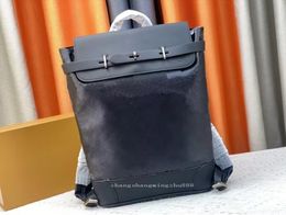 luxury Designer Black Flower Travel Backpack Handbags Men Women Leather Backpack School Bag Classic Fashion Knapsack Back pack Satchels Shoulder Bags M44052