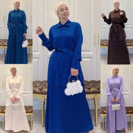 Ethnic Clothing Two Piece Women Muslim Abaya Turkey Long Sleeve Skirt Top Sets Dress Kaftan Islamic Dubai Ramadan Femme Ensembles