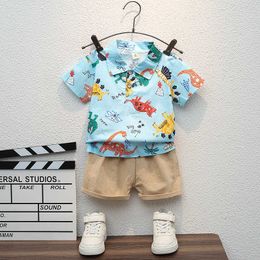 Clothing Sets Boys Clothing Cets Summer Children Fashion Cotton Shirts Shorts 2pcs Wedding Suit For Baby Kids Casual Tracksuits Toddler Outfit