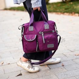 Shoulder Bags Women's Bag 2023 New Fashion Versatile Crossbody Mommy Bag Large Capacity Spliced Outdoor Travel Bagstylishdesignerbags
