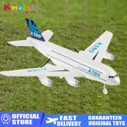 Aircraft Modle 2023 est A380 RC Plane 3CH 24G EPP Remote Control Machine Airplane Fixedwing RTF Model Kid Outdoor Toy for Boys 230815