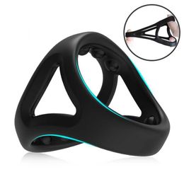 Sex Toy Massager Silicone Penis Cock Ring on for Man Delay Ejaculation Men Couple Rings Adult Goods