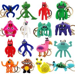 Class Garten of Banban Plush Charm KeyChain Kindergarten Anime Cartoon PVC Key Ring Ban Ban Animation Bags Pendant Dolls Car Bags Ornaments 16 Colors