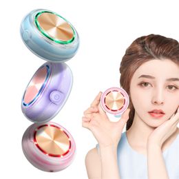 Face Massager Ultrasonic LED P on Therapy Skin Firmness Heated Vibrating Anti Acne Anti Wrinkle Care Mask Instrument 230815