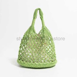 Totes Leisure Hollow He Women's Handbag Fish Net Handmade Rope Women's Summer Beach Bag Mini Handbag Bali Women's Walletstylishhandbagsstore