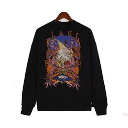 Designer Clothing Fashion Sweatshirts Palmes Angels Broken Tail Shark Letter Flock Embroidery Loose Relaxed Mens Womens Hooded Sweater Pullover jacket cvdW1WG