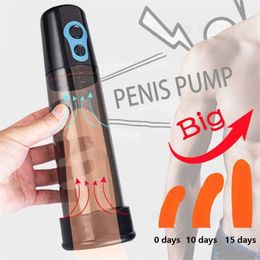 Sex Toy Massager Penis Vacuum Pump Cock Enhancement Erection Electric Pennis Pumps Masturbator Adult Goods for Men