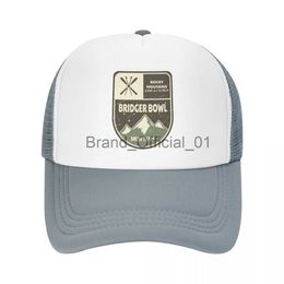 Bridger Bowl Rocky Mountains Montana Baseball Cap Luxury Brand black tea hats Hats For Women Men'S x0815