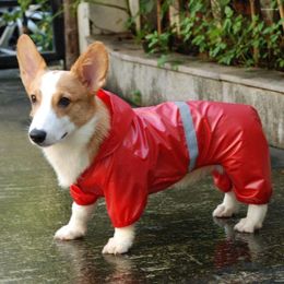 Dog Apparel Coat Jumpsuit For Small Medium Large Dogs Clothes Pet Rain Jacket Raincoat Supplies