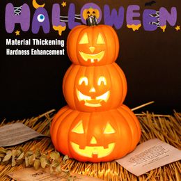 Other Event Party Supplies 34cm Halloween Pumpkin Led Lamp Creative Lantern Decoration Flashing Ghost Festival Glowing Shopping Park Indoor Garden Dec 230814