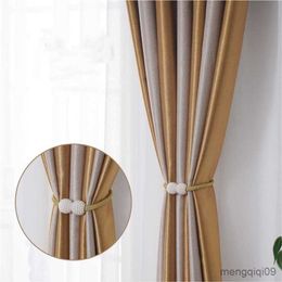 Curtain Yellow Stripped Living Room Window Curtains Rideaux Pour le Salon Curtains for Bedroom Customize Product Cortina R230815