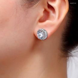 Stud Earrings Fashion Woman Earring Geometric Water Triangle Round Square Flower-shaped Fan-shaped Crystal Girl Party Wedding Gift