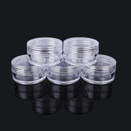 10 Gramme Bottles 035 oz Plastic Pot Jars Clear Round Acrylic Container for Travel, Cosmetic, Makeup, Bead, Sample, Lip Balm, Candy, Her Ullh