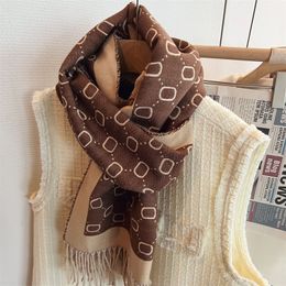 High Quality Scarves Fashion Designer Cashmere Wraps Women Luxury Casual Full Letters Stripes Scarf Unisex Trendy Brands Scarfs 180*65cm