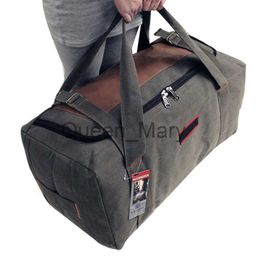 Duffel Bags XZAN Classic Commercial high capacity single shoulder hand canvas simple design Travel business trip travel bag 35L or 70L J230815
