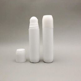 100ml Empty Refillable Roll On Bottles Plastic Roller Bottle Plastic Rollerball Bottles Reusable Leak-Proof DIY Deodorant Containers Tkwob