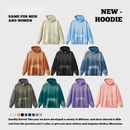 2023 Autumn/Winter New Washed Old Hoodie Sweater Men's Worn Washed Water Men's and Women's Sweater