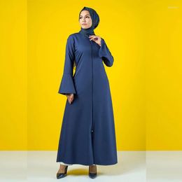 Ethnic Clothing Abaya Dubai Turkish Muslim Women Abayas Hijab Caftan Dress Kaftan Vestido Arabe MujeF896