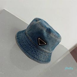 23ss Luxury designer prd denim jeans bucket hat men women stripes chapeau baseball cap sun prevent hip hop snapback comfortable outdoor hats