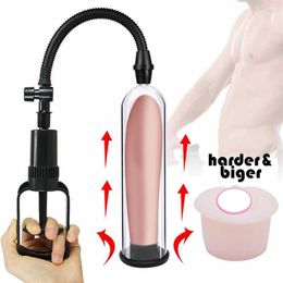 Sex Toy Massager Penis Pump for Men Enlargement Delay Lasting Cock Growth Vacuum Adult Product