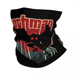 Scarves Retro Mothman Cool Vintage Bandana Neck Gaiter Balaclavas Face Scarf Multifunctional Cycling Fishing For Men Women Windproof