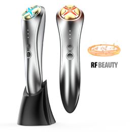 Face Massager RF EMS Multifunction Beauty Device For Anti Ageing Skin Whitening Tightening Wrinkle Removal Machine Dark Circle Rremover 230815