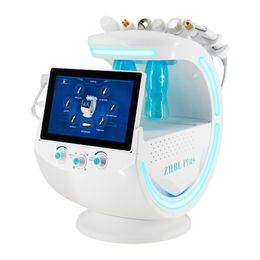 7 IN 1 Multi-Functional hydrodermabrasion machine hydra Facial Skin Analyzer Skin Care Machine Smart Ice Blue Oxygen Hydrogen Bubble