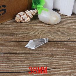 Chandelier Crystal 10pieces/lot Clear Glass Crystals Lamp Prisms Parts Hanging Pendants Height 38mm(1.5")