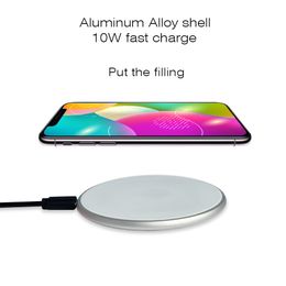 Sublimation Wireless Charger LED Pad Blank Wireless Charger with Fast Charging Capability 10W For For iphone/ samsung