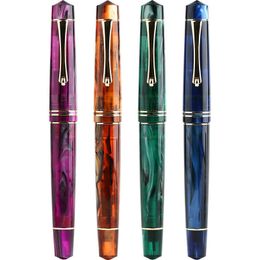 Fountain Pens Majohn M800 Acrylic Luxury Fountain Pen BOCK nibs F Nib Ink Pen Beautiful Writing Pen Office Supplies Gifts pens 230814