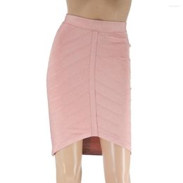 Skirts Fashion Women 2023 Solid Color Zipper Stretch Skirt African Female Elegant Casual Commuter High Waist Slim Fit