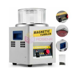 KT-185 Magnetic Tumbler 180mm Jewellery Polisher Finisher Machine 200g pins Jewellery Cleaner Jewellery Polishing Machine