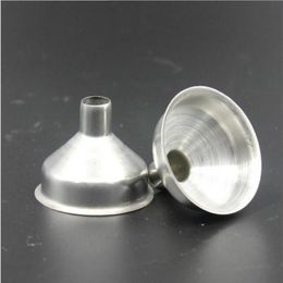 Stainless Steel Mini Funnels for Miniature Bottles, Essential Oils, DIY Lipbalms, Cooking Spices Liquids, Homemade Make-Up Fillers Qfmkg