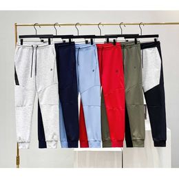 Pantaloni della tuta del marchio sportivo pantaloni in pile tecnologiche da uomo pantaloni designer di cotone leggings da uomo da uomo pantaloni da jogging funzionali