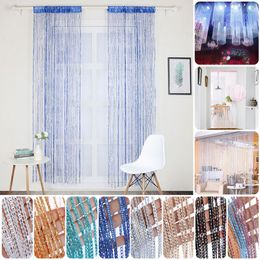 Curtain Antistatic Door Partition Tassel Hanging Screen Beaded Curtains To Block The Sun Polyester Elegant Home Decor 230815