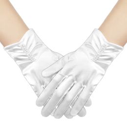 Wedding short satin bridal gloves wrist length party gloves fashion Wholesale AccessoriesZZ