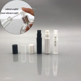 Plastic Perfume Spray Empty Bottle 2ML/2G Refillable Sample Cosmetic Container Mini Small Round Atomizer For Lotion Skin Softer Sample Rjkit