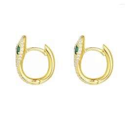 Hoop Earrings Timeless Wonder Shiny Zirconia Snake For Women Designer Jewellery Top Runway Gothic Christmas Gift Fashion Kpop 2224